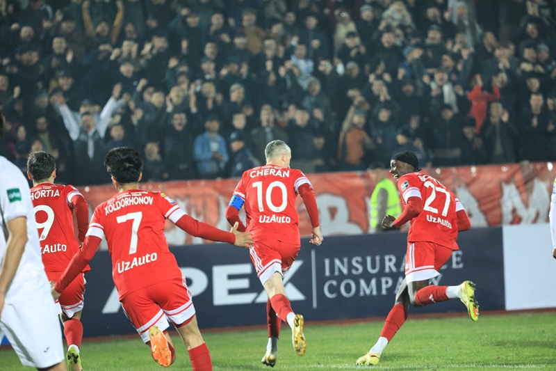 Драган Черан гол "Андижана"