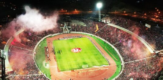 Stadion FK Tractor. Fotografija sa društvenih mreža kluba.