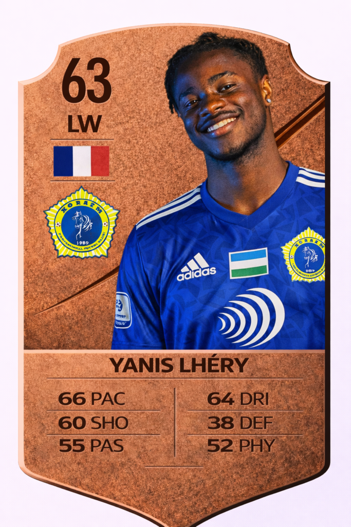 Янис Лери игровая карточка