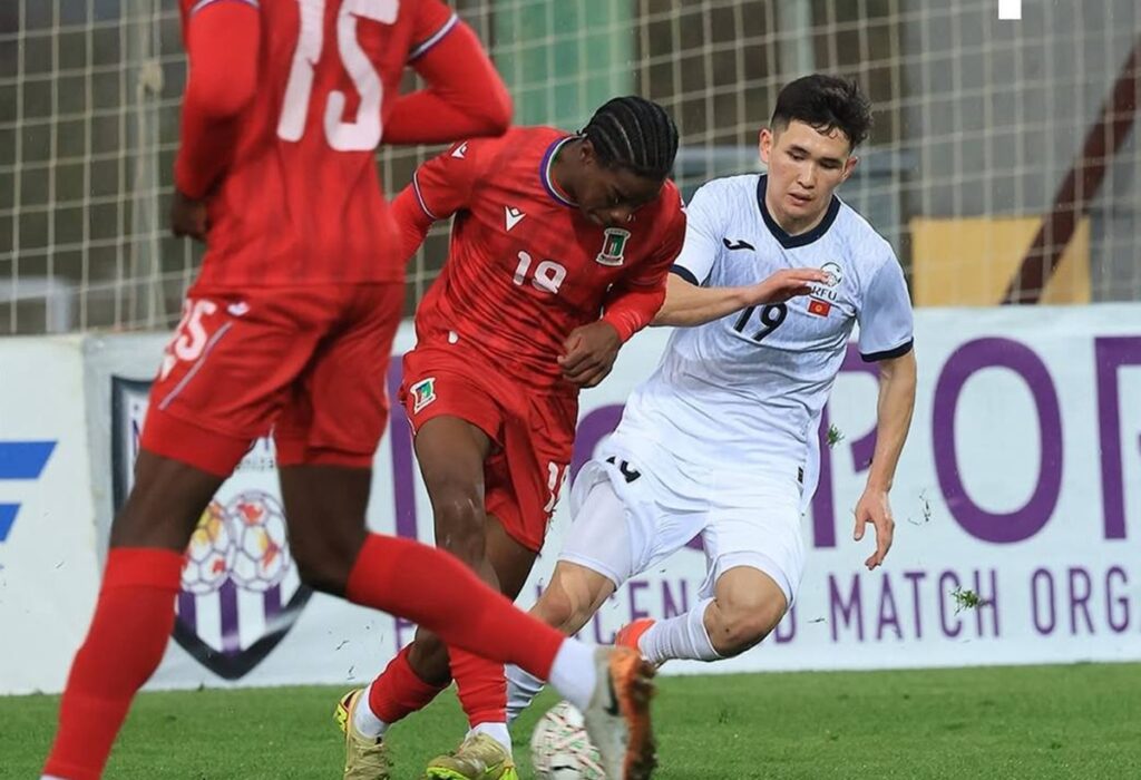 Фрагмент матча Кыргызстан-Экваториальная Гвинея