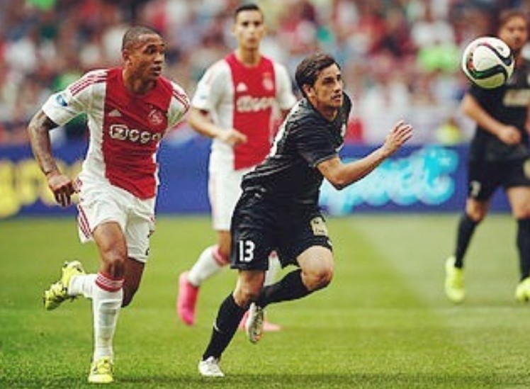 Фрагмент матча "Яблонец"-"Аякс"