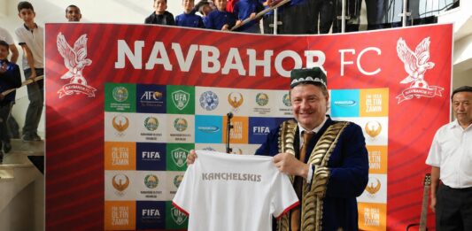 Photo: Andrei Kanchelskis / FC Navbahor. Image generated with the use of AI.