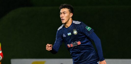 Muhammadrasul Abdumajidov. Photo: Pakhtakor FC