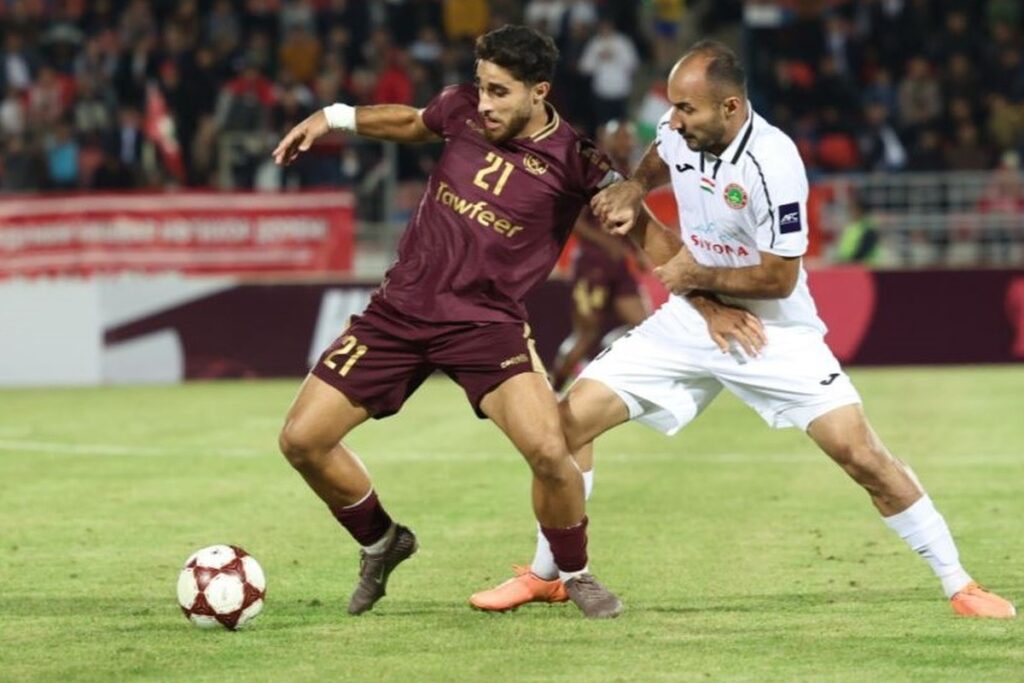 Nejmeh v Istiklol. Photo: Asian Football Confederation (AFC).