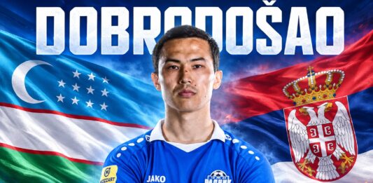 Otabek Šukurov. Foto: FK Radnik